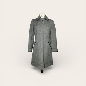 Coach Herringbone Trench Coat